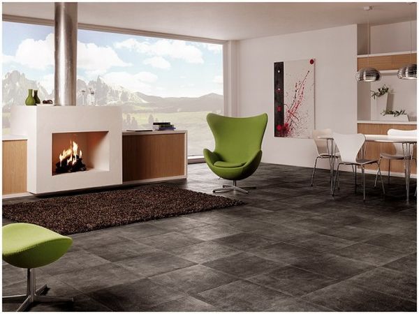 Ceramic flooring tile