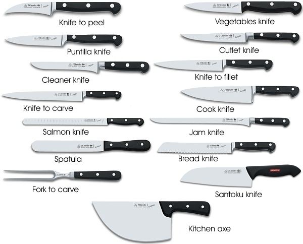 Cooking knives