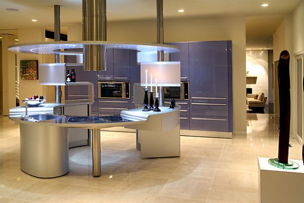 Futuristic kitchen