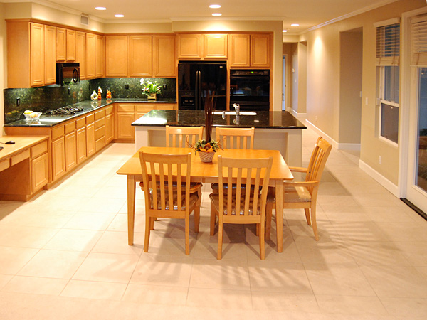 Travertine Kitchen Floor