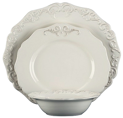 CrateandBarrelAntiqueWhitePlate