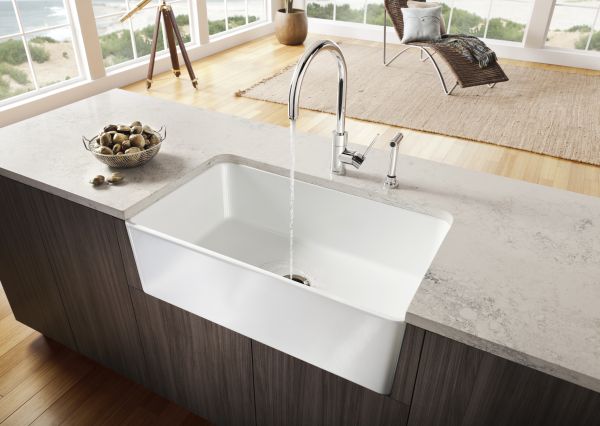 Extra Large Sink on Kitchen Island