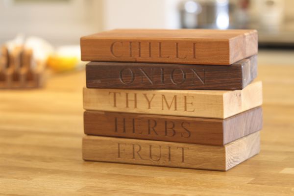 Personalized Wooden Chopping Board Set