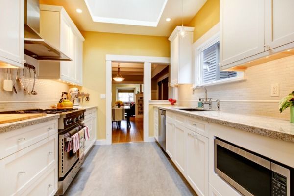 small corridor kitchen design idea