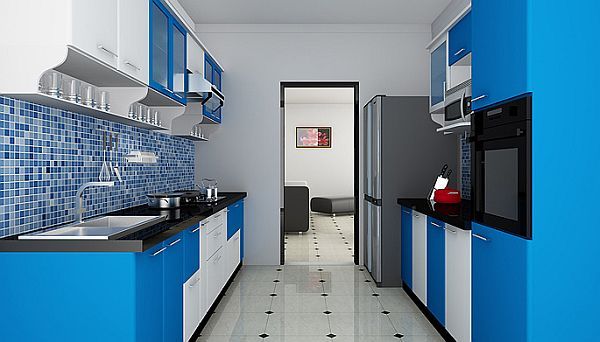 Parallel modular kitchen design