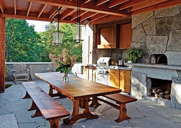 outdoor kitchen design