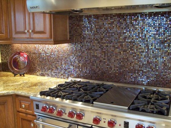 Recycled glass tiles